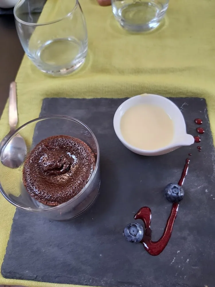 Fondant Au Chocolat Avec Crème Anglaise